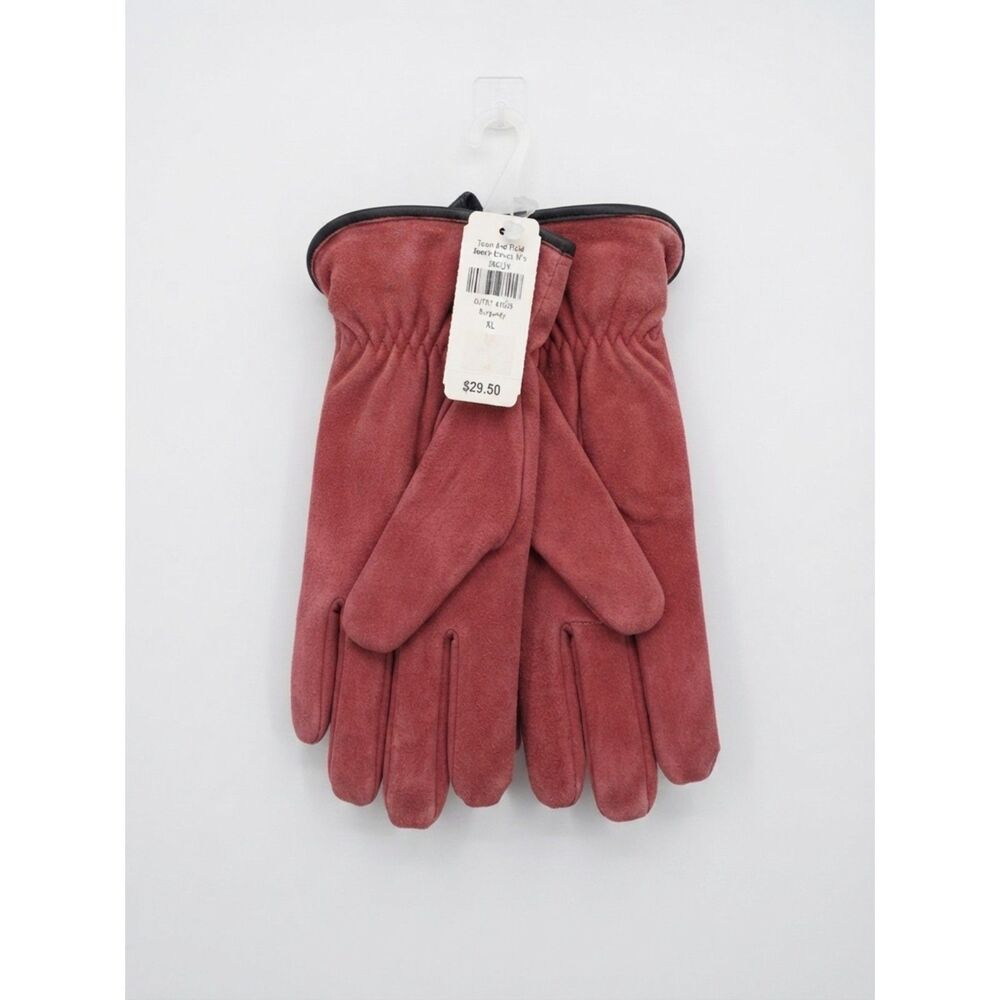 Vintage 90s L.L. Bean Town & Field Suede Gloves NWT Deadstock